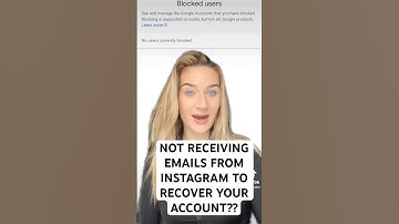 NOT RECEIVING EMAILS FROM INSTAGRAM TO RECOVER YOUR ACCOUNT? (your email might be hacked 😳)