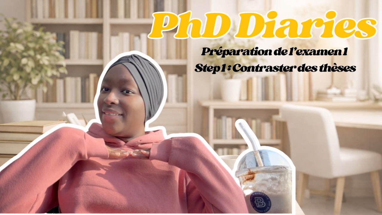 PhD Diaries - Préparation de l'examen 1 : Contraste des thèses