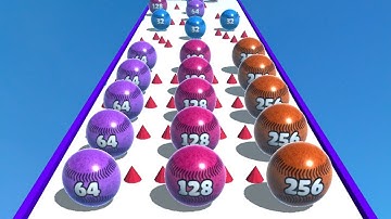 Ball Merge 2048 - MAX LEVEL Gameplay Walkthrough All Levels (Android , IOS)