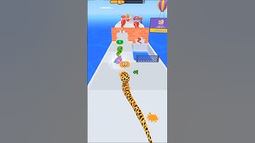 Snake Run Race New Play Win Game Level 62 🐍 #funny #shortsfeed #gaming #shorts