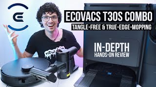 Innovative & All-In-One! - ECOVACS T30S COMBO Review & Test (Tangle-Free & True-Edge-Mopping)