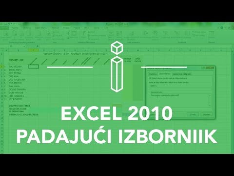 Video: Kako Napraviti Padajući Vodoravni Izbornik