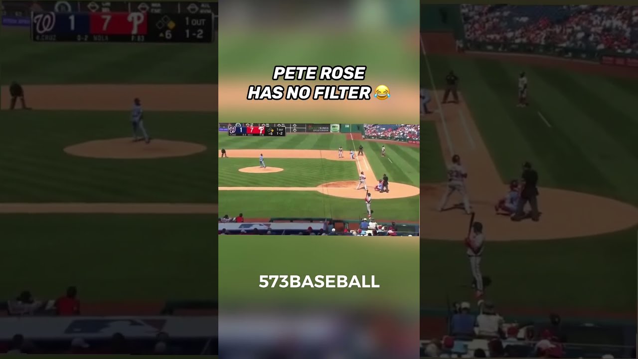 Pete Rose Hilarious Live TV Interview