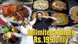 Unlimited Nonveg Meal At Rs 199 | Sardar Ji Punjabi Restaurent