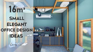 Small office Interior Design II 16m² Office Design II Modern office design ideas for small spaces