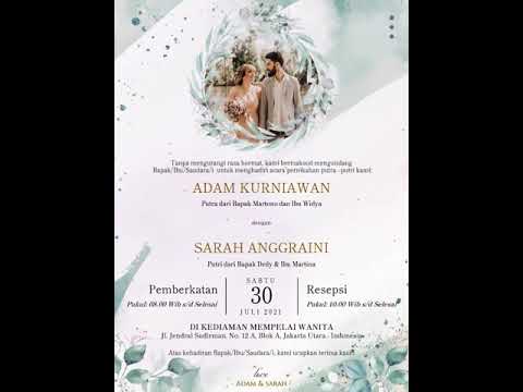 Video Undangan Pernikahan