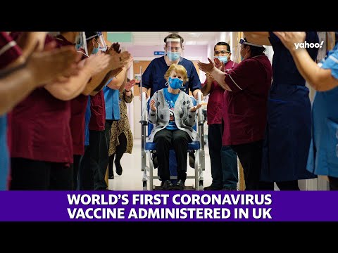 Coronavirus vaccine is distributed in the UK