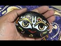 Handmade Jagannath Ji Stone Painting | Easy Devotional Art 🖤