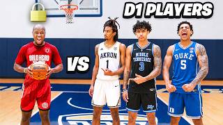 Can I Beat D1 Basketball Players?