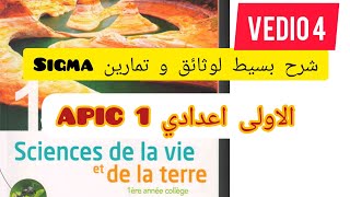 VEDIO 4 SVT 1 APIC شرح دفتر الوثائق علوم الحياة والارض الاولى اعدادي