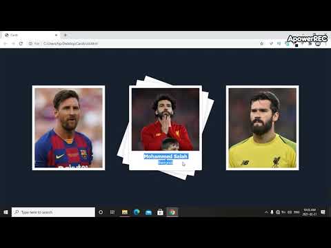 How To Make Layerd Card Hover Effects | only Html CSS