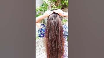 try high ponytail hack with scrunchies 👍🏻♥️#ponytail #ytshorts #shorts #hairstyle #scrunchies #hack