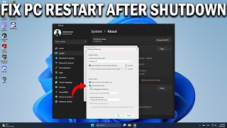 How To Fix Windows PC Restarts After Selecting Shutdown - Easy Fix