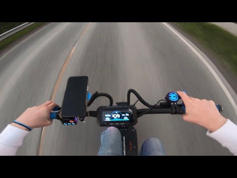 Chill ride on a DUALTRON THUNDER 2 at 4am!