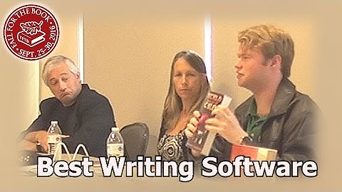 Preferred Software for Novel Writing | Writing Panel Clip: Fall For the Book 2016