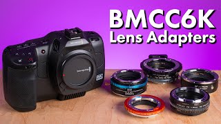 Pro Lens Adapters for the Blackmagic Cinema Camera 6K