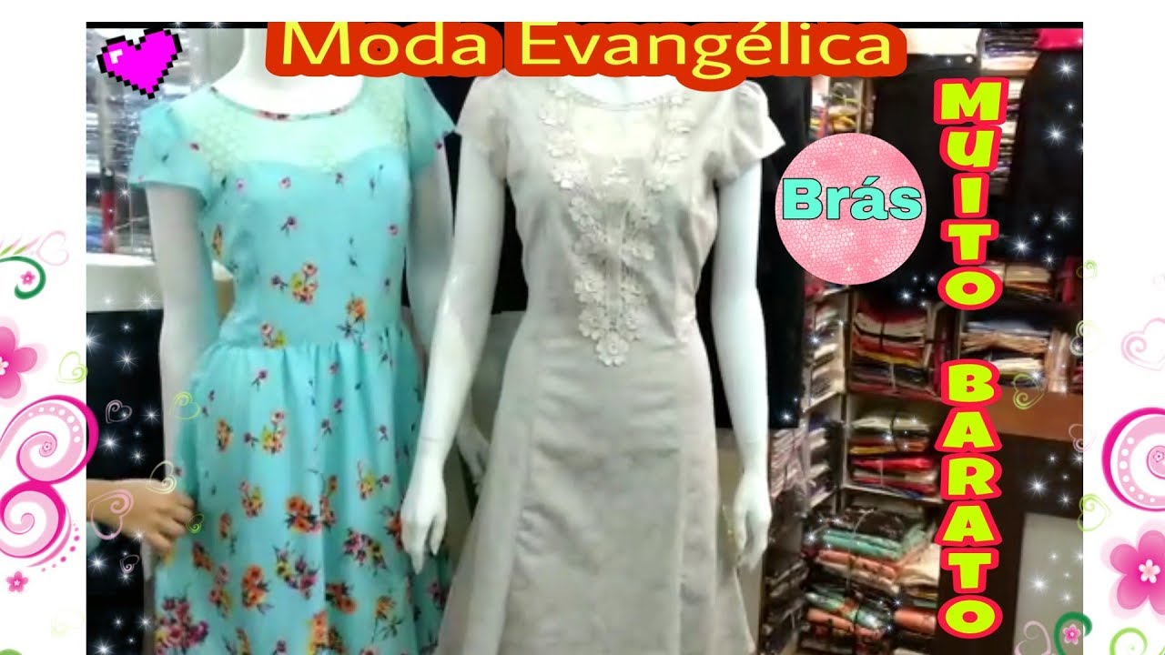 loja moda evangélica no brás