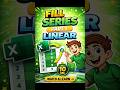 Linear Fill Series in MS Excel Part 1.
