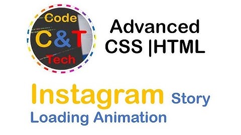 Instagram Story Loading Animation - Advanced CSS | HTML