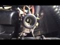 YAMAHA JOG 27V　キャブレター　スロットルワイヤー動作の様子