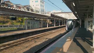 ＪＲ西国分寺駅を高速通過して行きます…ＪＲ中央本線 特急かいじ 甲府行き【E353系】