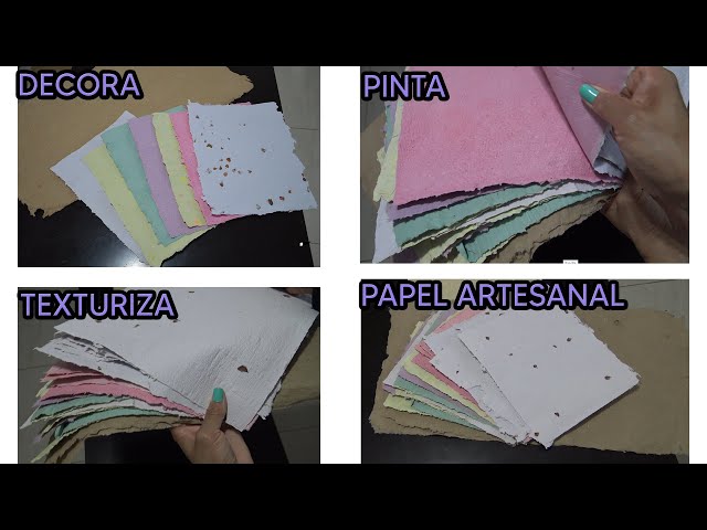 P de Papel transforma papeles usados en artesanales (ya recolectó