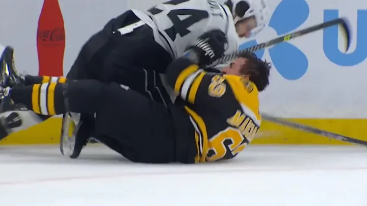 Brad Marchand Gets Involved In A Wrestling Match W...