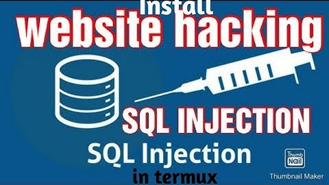 How to install sqlmap(website hacking   tool)in termux.....
