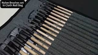 Nylon Paint Brush Set OEM Manufacturer for Art Supply Brands