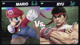 Super Smash Bros Ultimate Amiibo Fights  – Request #13993 Mario vs Ryu