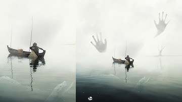 Fisherman and Ghost - Digital Imaging | Photoshop Tutorial