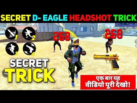 Desert Eagle One Tap Headshot Trick || Free Fire Me Headshot Kaise Mare || Khuni Gamers