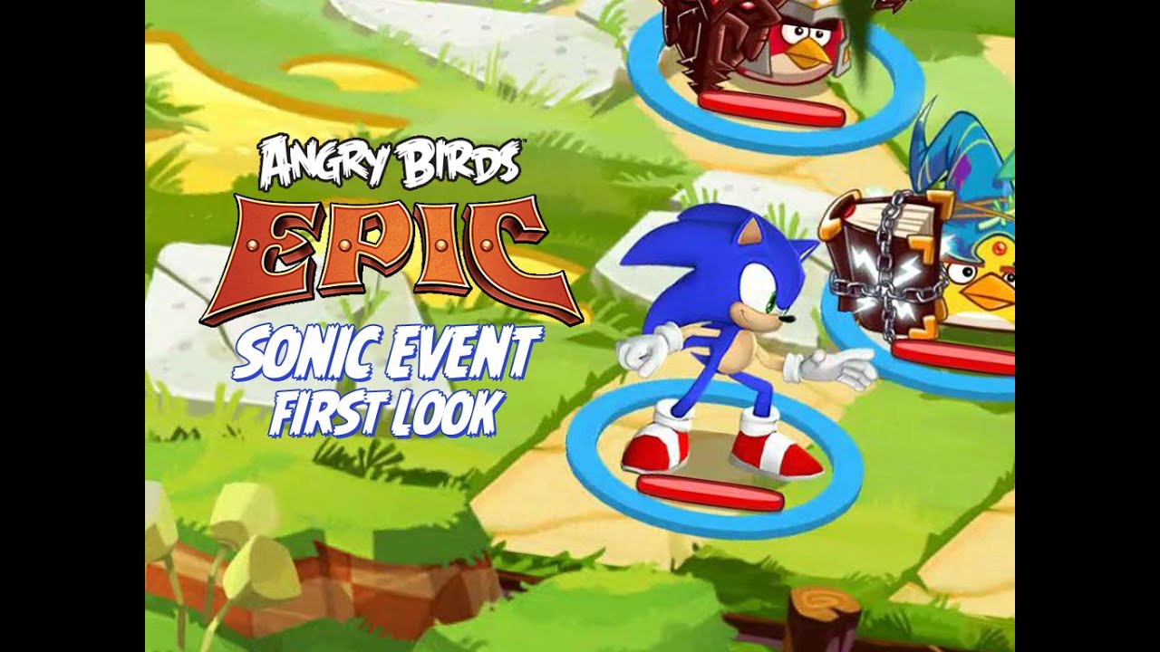 Angry Birds - Angry Birds Epic  Sonic lutará ao lado dos pássaros