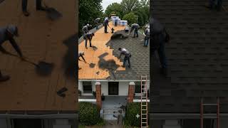 🏠 Amazing Roof Transformation Timelapse | From Old & Damaged to Stunning New Roof