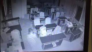 Real Ghost Caught on School CCTV Camera 