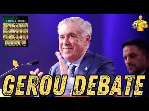 CARLINHOS ANCELOTTI CHEGOU E JÁ CAUSOU DEBATE EM SUA PRIMEIRA CONVOCAÇÃO NA SELEÇÃO BRASILEIRA