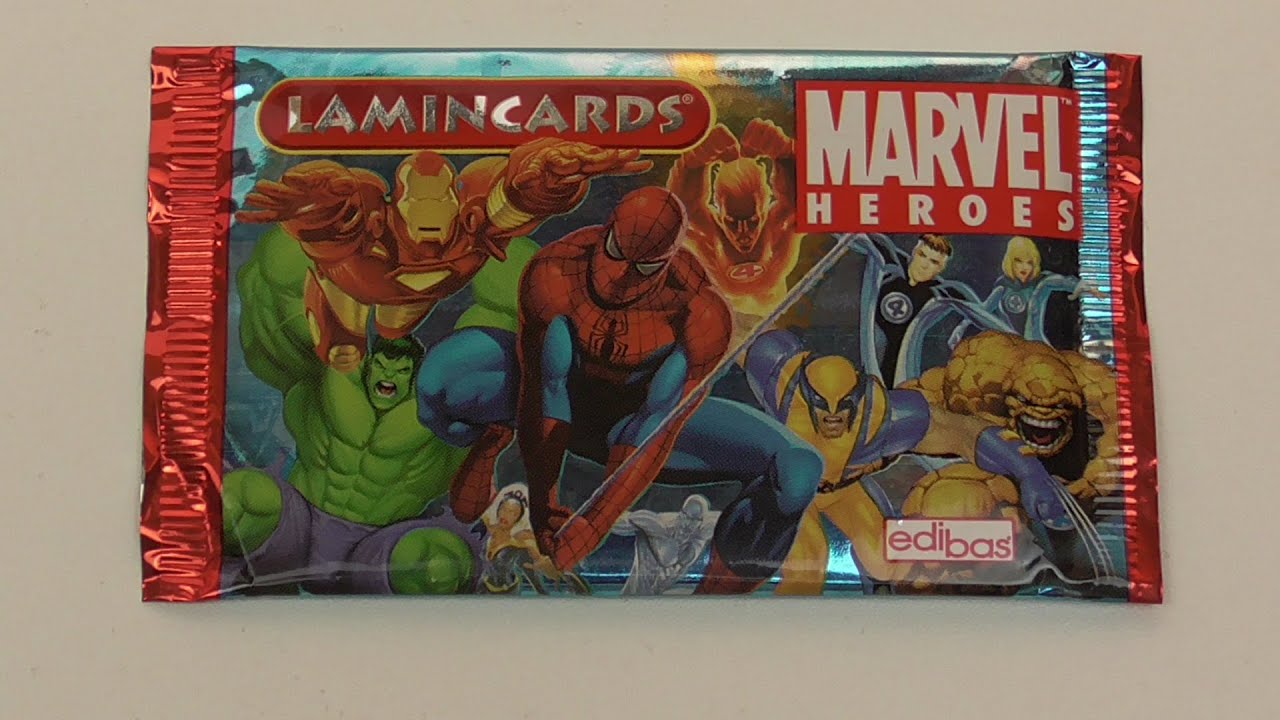 2008 Marvel Heroes Lamincards Trading Cards by Edibas 48 Pack Opening
