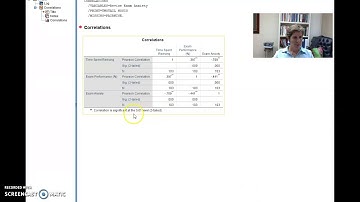 Chp 8 Making APA correlation table