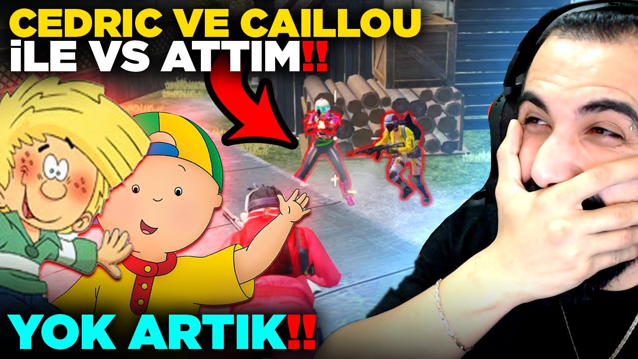 YOK ARTIK!! 😮 CEDRIC VE CAILLOU İLE VS ATTIM!! ÇOK ŞAŞIRACAKSINIZ | PUBG Mobile