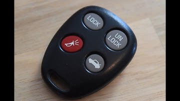 2000-2004 Saturn Key fob battery replacement - EASY DIY
