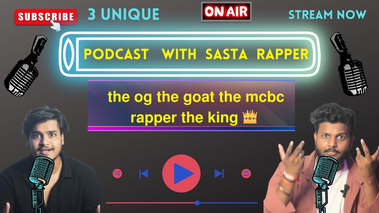 Mcbc Rapper Podcast With || Sasta Raper || the og the goat the mcbc star || the ...