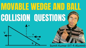 Collision of Movable Wedge and ball Questions || IIT-JEE