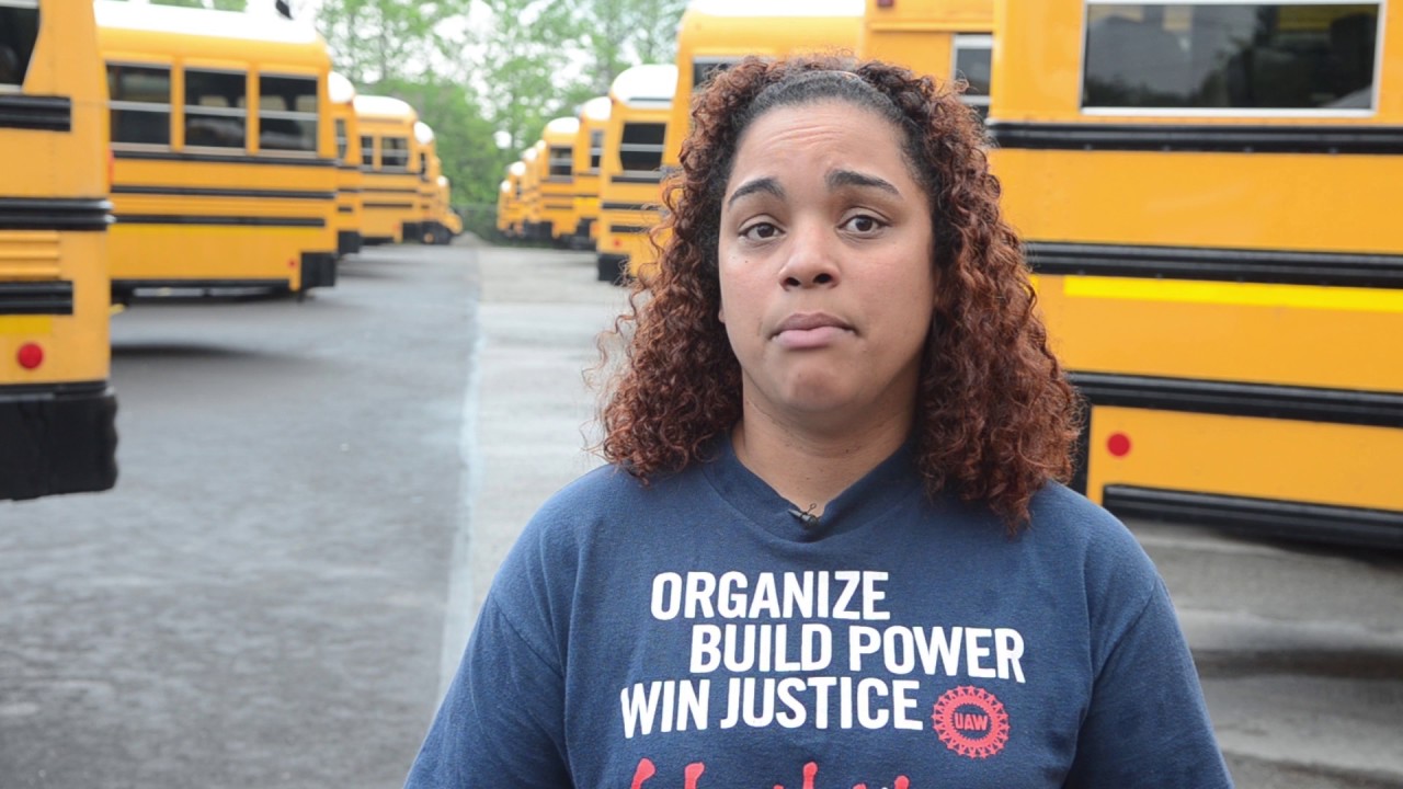 UAW School Bus Drivers Are Keeping Students Delaware Safer!