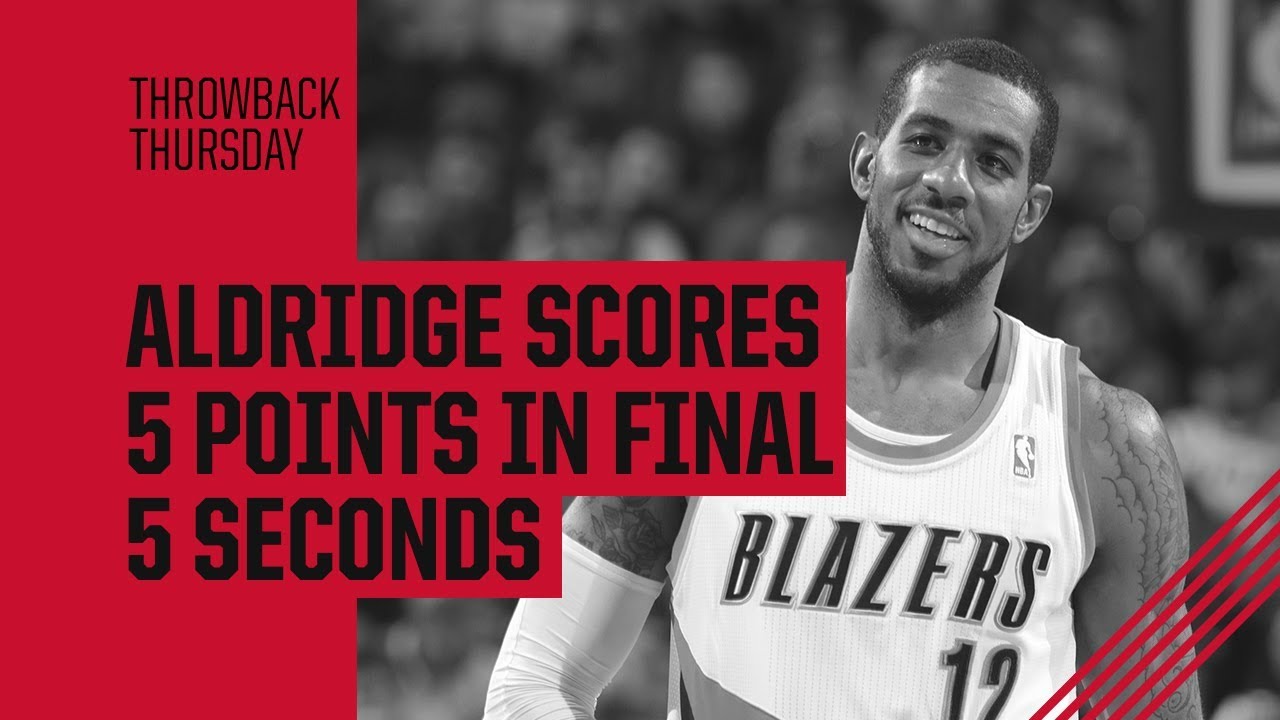 Throwback LaMarcus Aldridge hits two clutch shots to beat Dallas YouTube