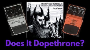 Boss FZ-2 Hyperfuzz vs Behringer SF300 Superfuzz - Electric Wizard Tone!