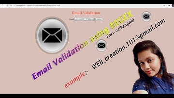 📧Email validation in javascript using Expression Regular part - II in Bengali || Regular Expression📧