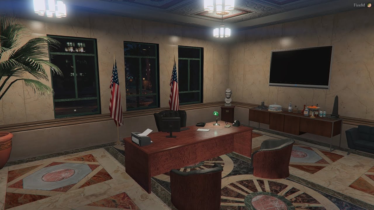 Gta V Mlo Open Interior City Hall Overview By Unclejust Youtube