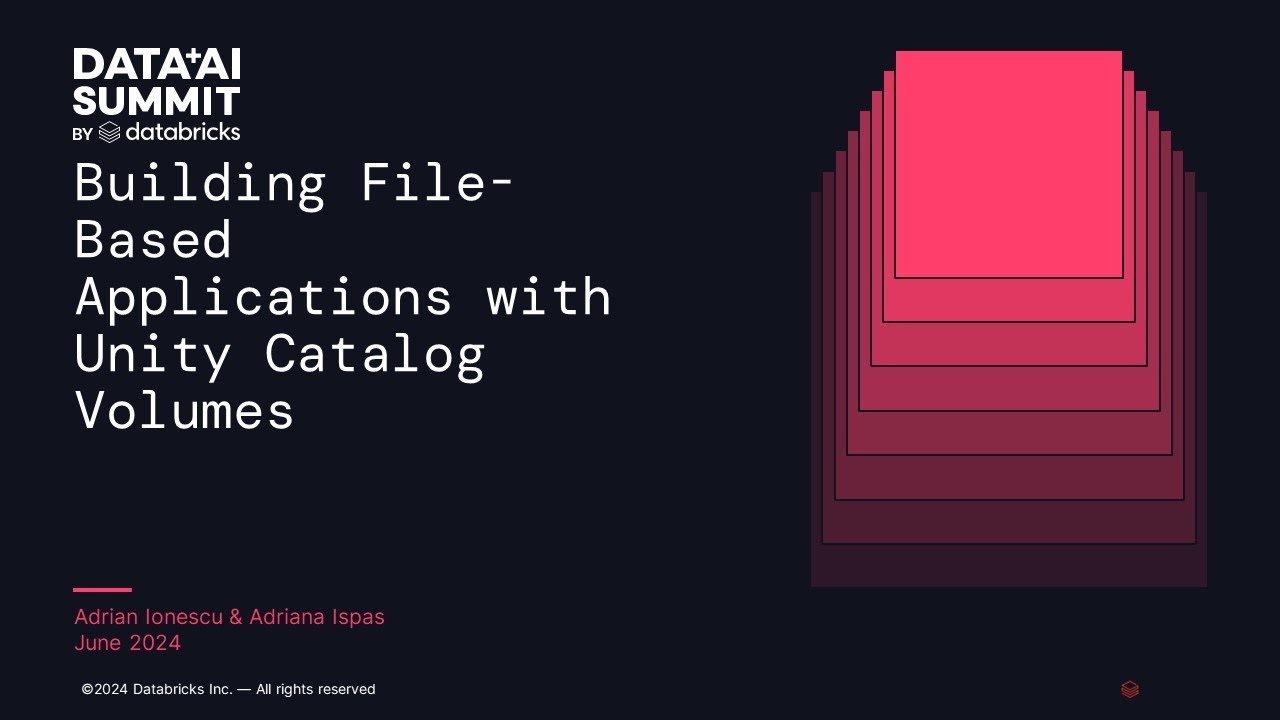 Building FileBased Applications with Unity Catalog Volumes YouTube