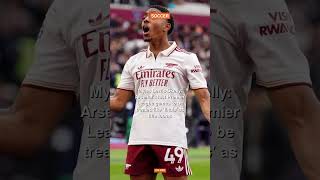 Myles Lewis-Skelly: Arsenal's last Premier League games to be treated l #shorts