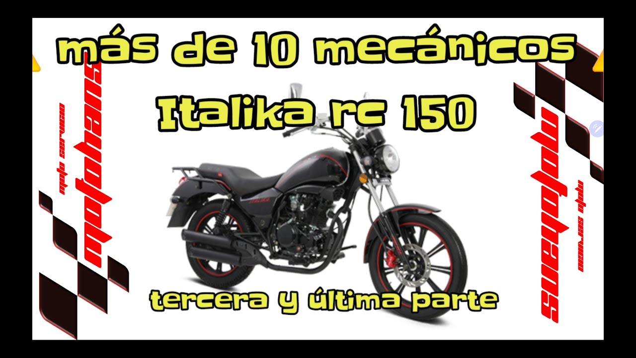 Italika rc 150 armado tercera parte - YouTube